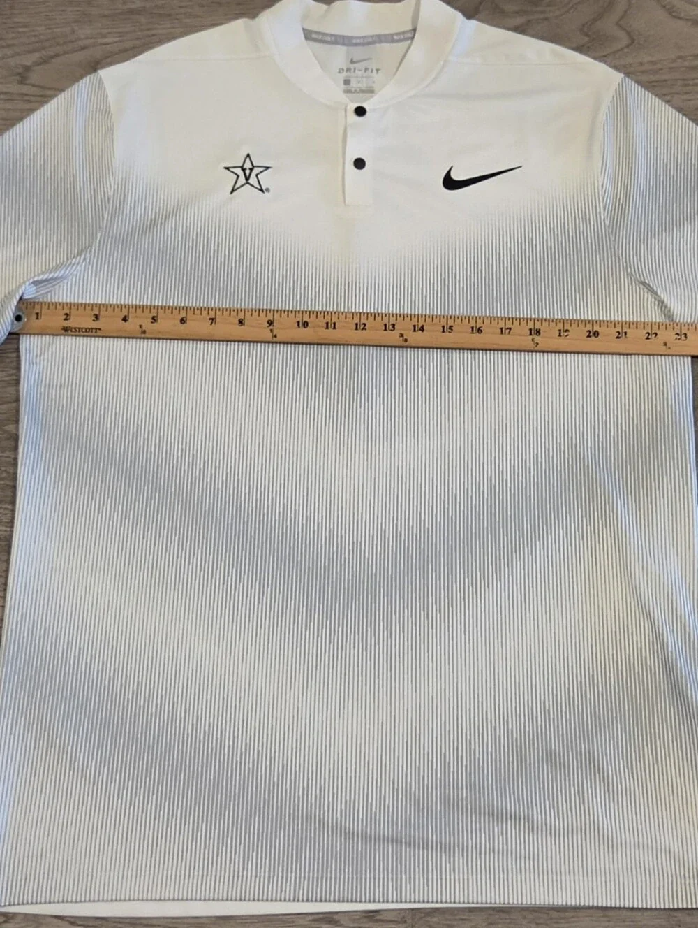 Nike Tiger Woods Blade Collar Golf Polo Shirt Vanderbilt University - Large